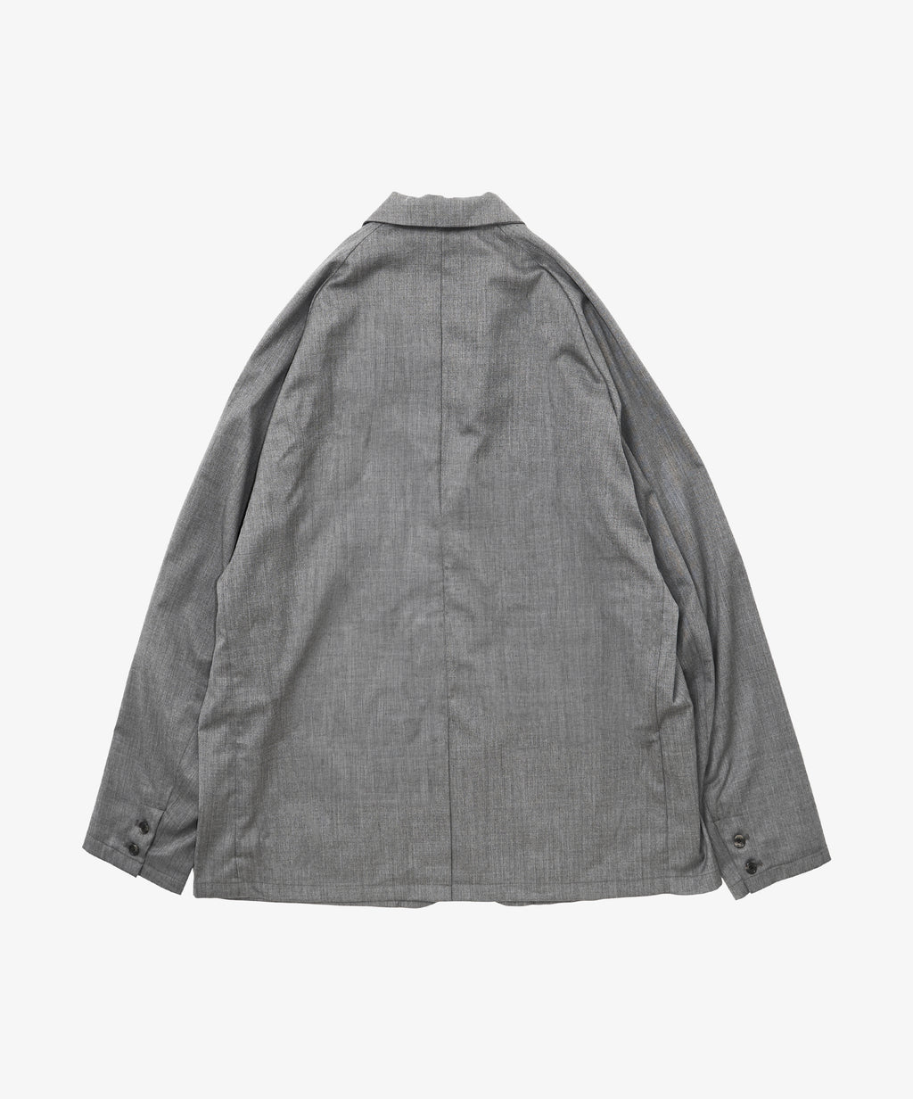 blazer grey twill