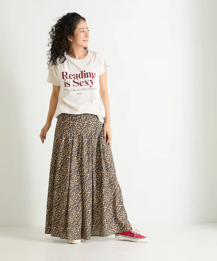 Double-Tuck Long Skirt