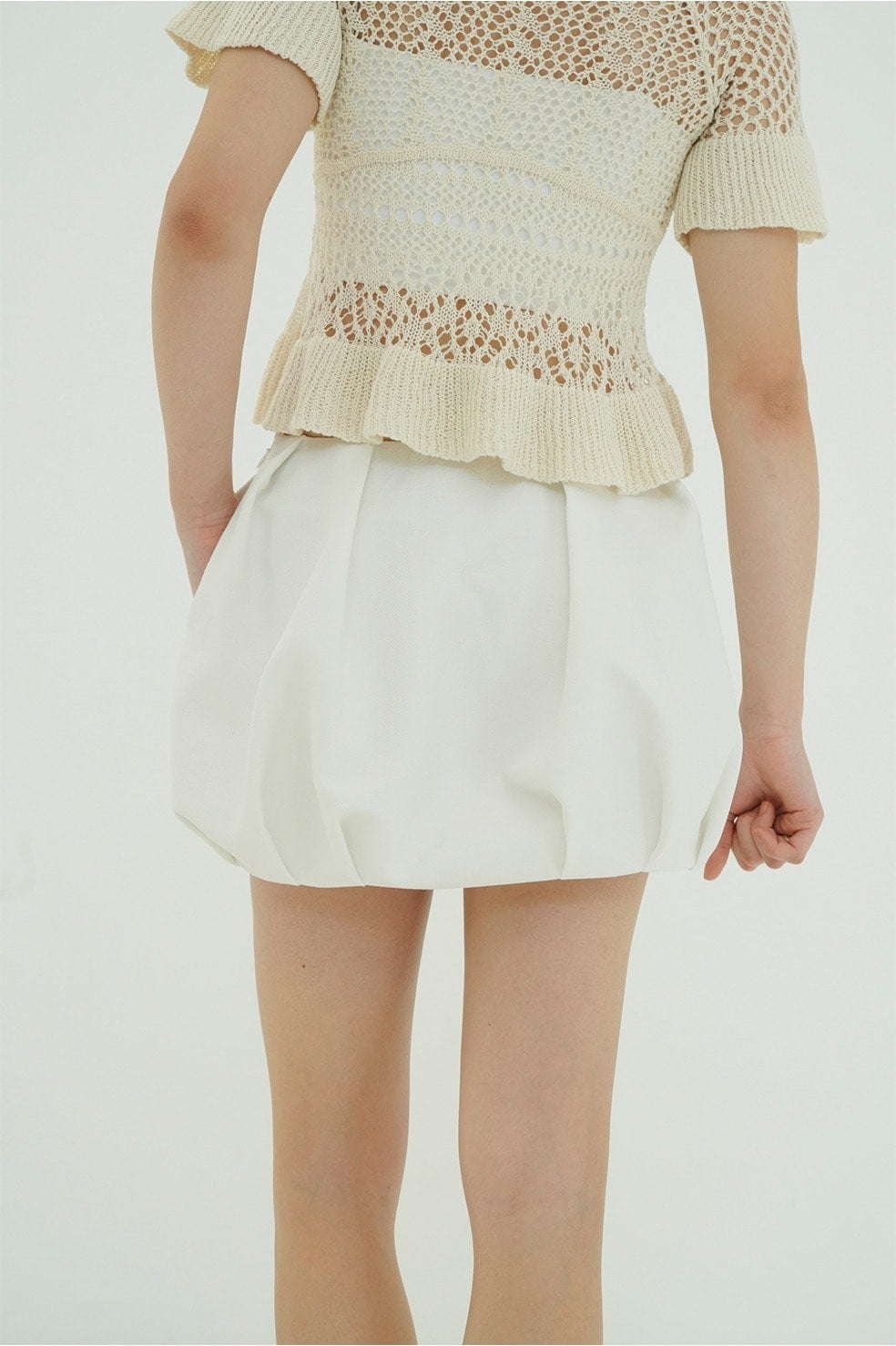 DAD MESH BALLOON SKIRT