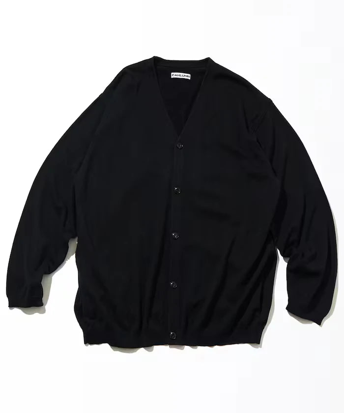 Silk Cotton Long Sleeve Cardigan