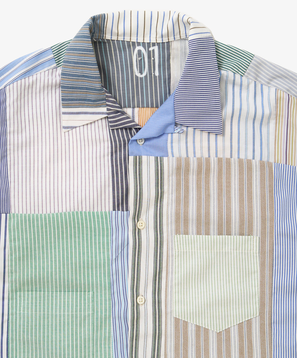 overshirt short sleeve stripe one