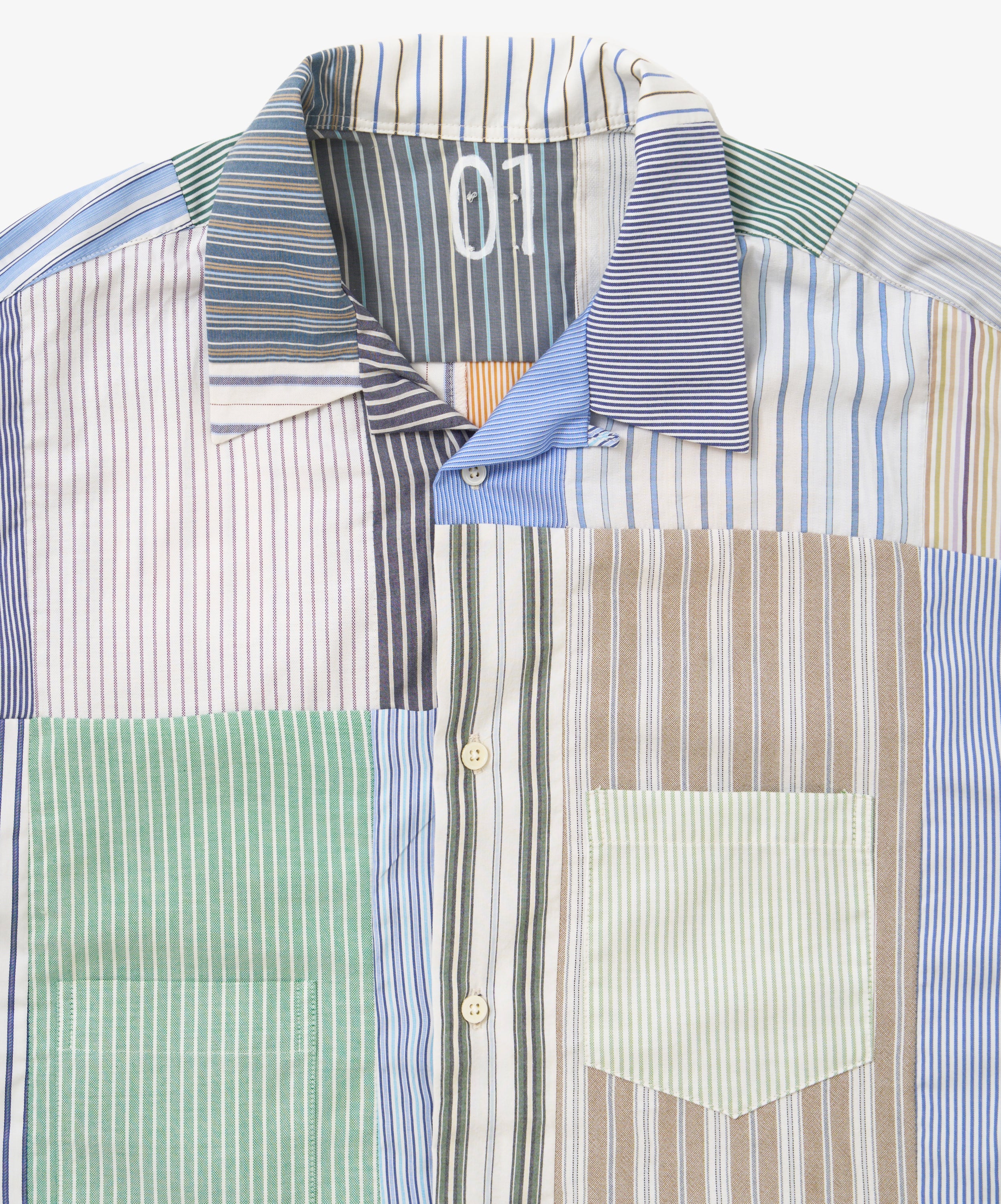 overshirt short sleeve stripe one