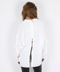 Hysteric Typical Girls Slit Ribbon Shirt