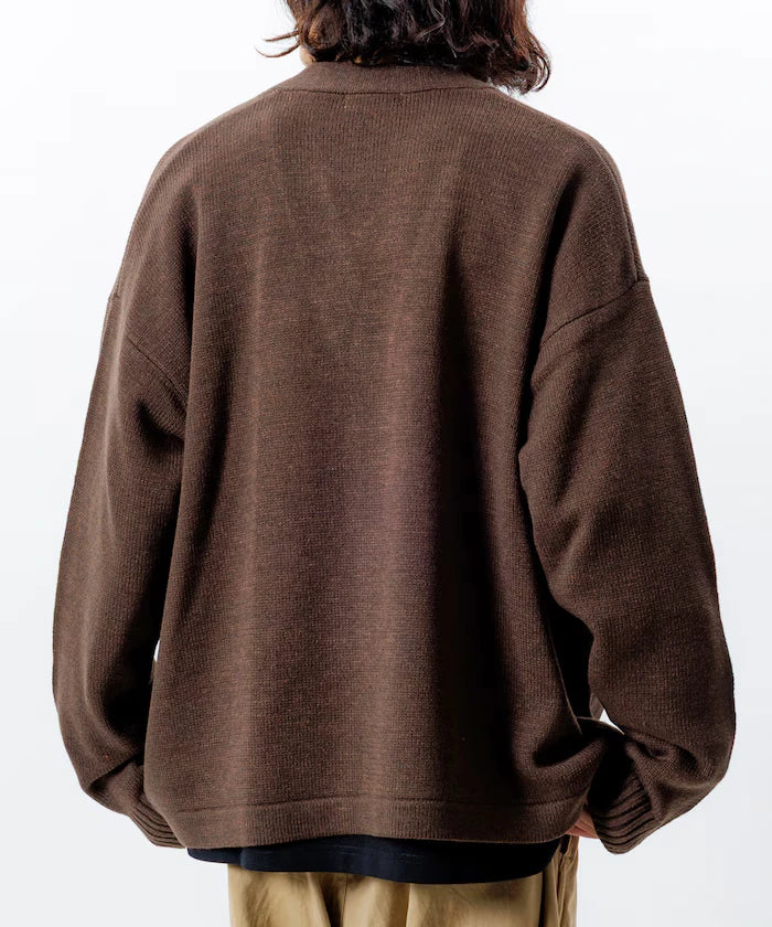 Relaxed Fit Easy Care Washable V-Neck Cardigan