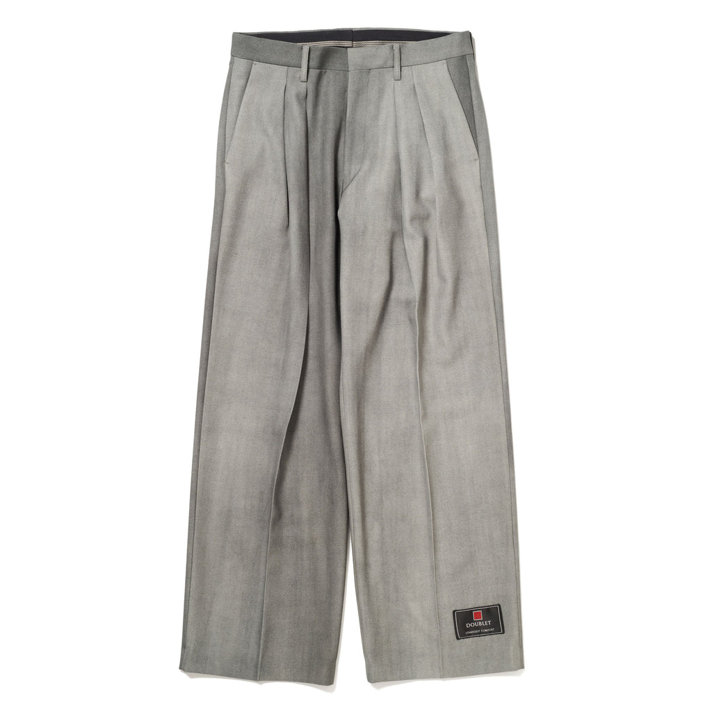 FADED SPRAY-DYE WIDE TROUSER