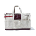 ALBERTON CANVAS TOTE sizeM/WINE