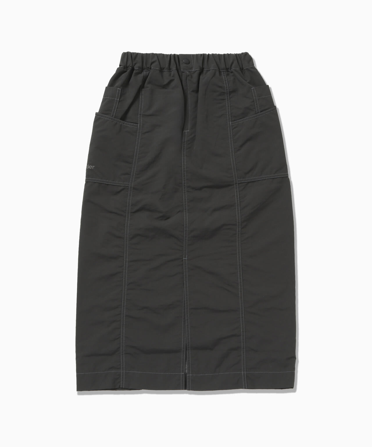 crinkled nylon skirt (W)
