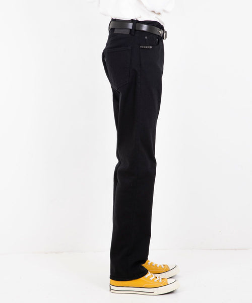 50's XX Black Denim Straight Pants