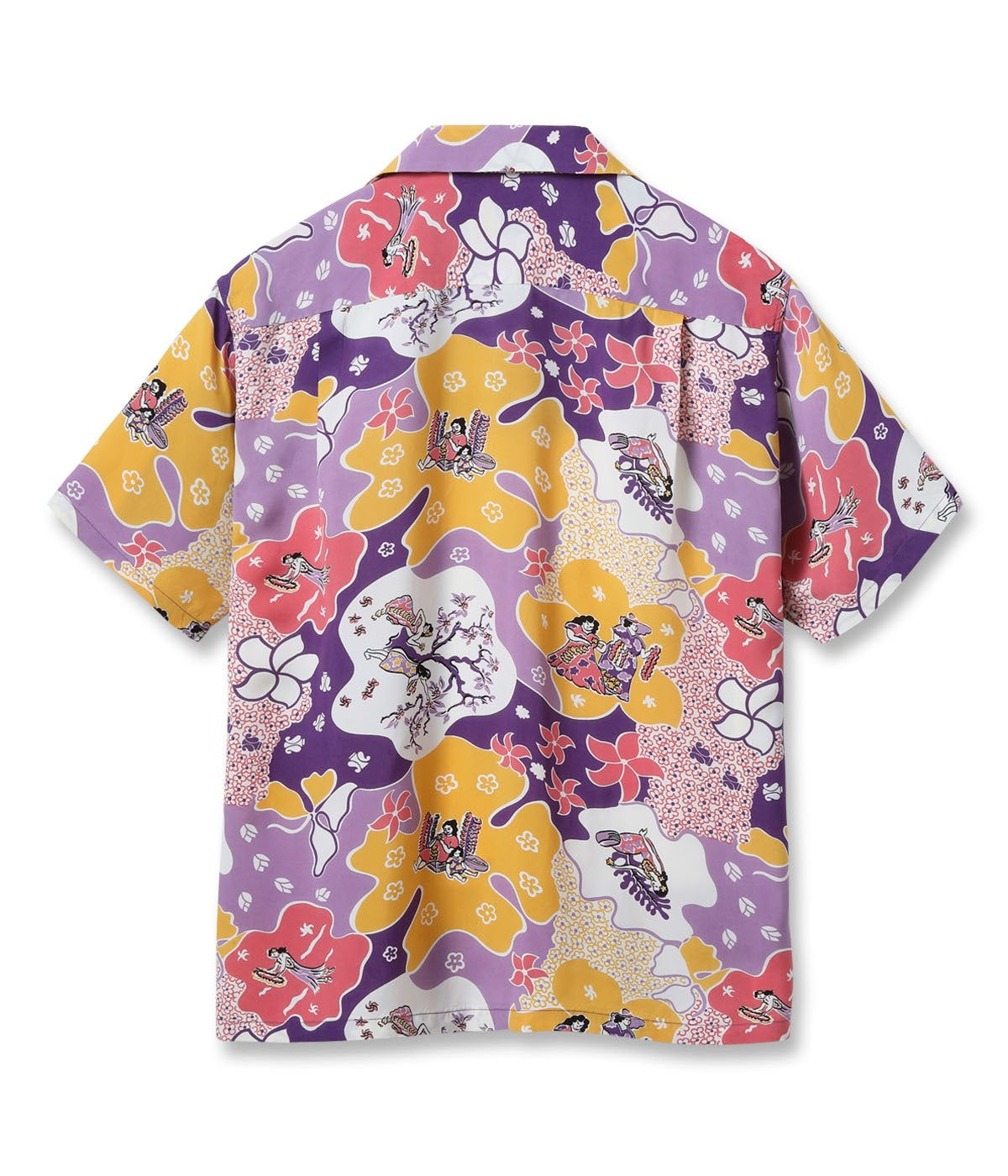 Rayon Hawaiian Shirt Paradise Hula