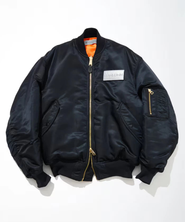 3M Reflector Patch Magazine Pocket Nylon Twill Flight Jacket “MA-1”