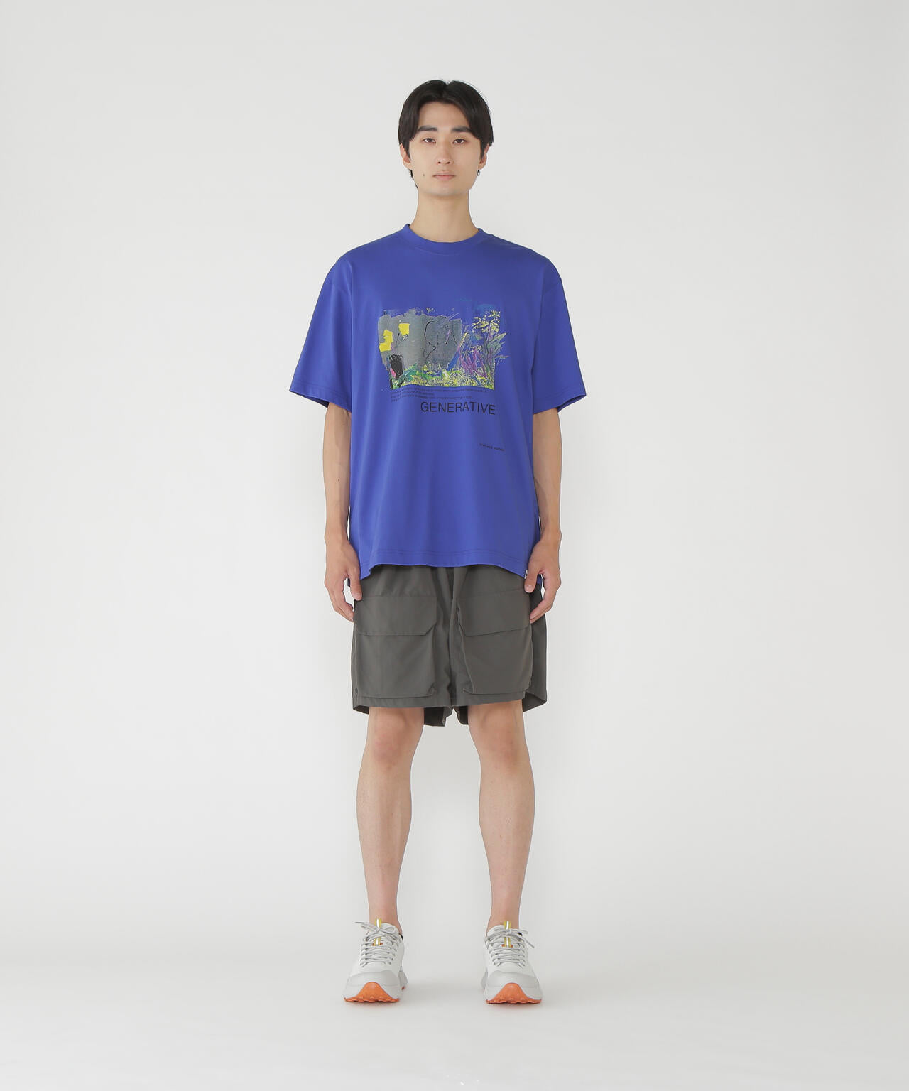 twill short pants (M)