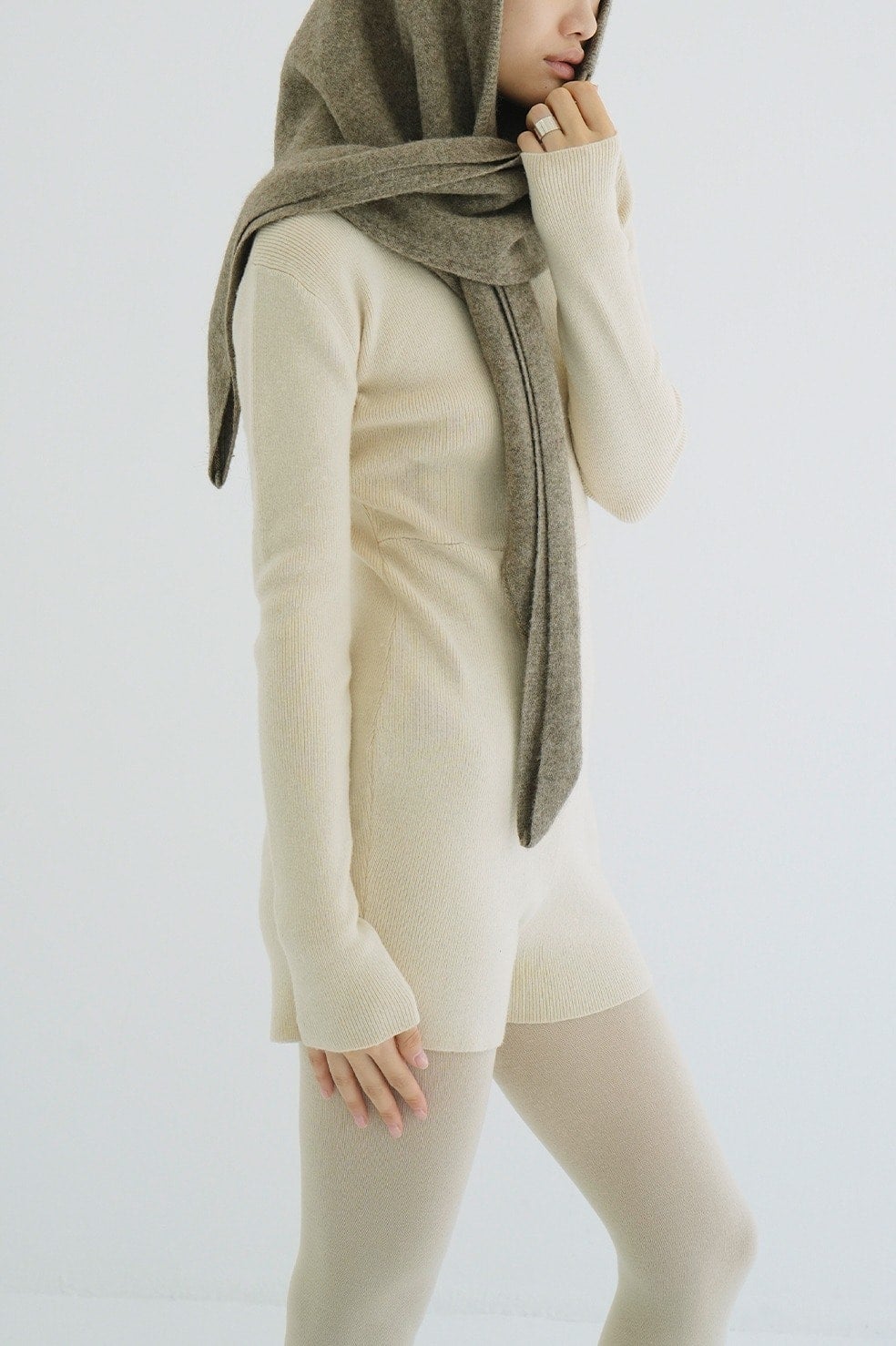 WOOL SHORT KNIT ALL IN ONE