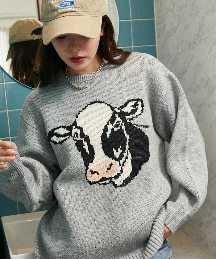 Animal Jacquard Big Knit Limited Edition