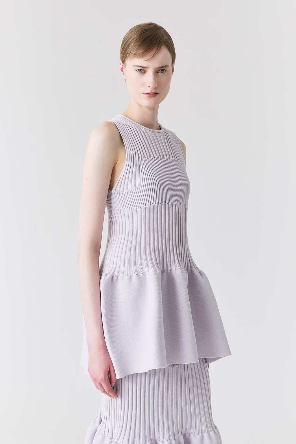 SOFT FLUTED SLEEVELESS TOP