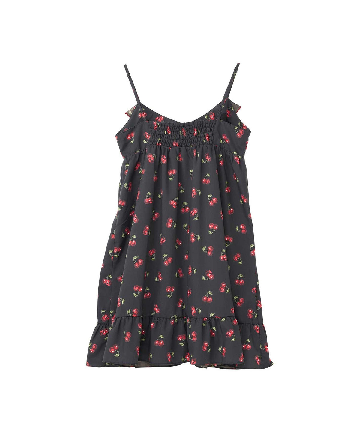 Skull Cherry Pattern Camisole Dress