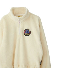 BURNING SOUNDS Patch Half Zip Sweat