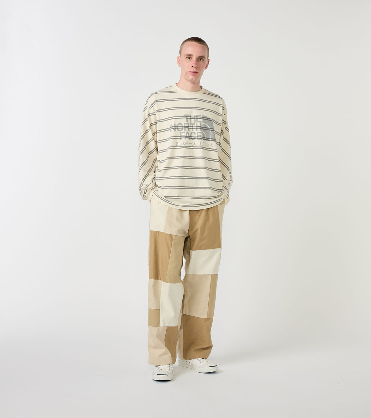 Cotton Twill Field Patchworked Pants