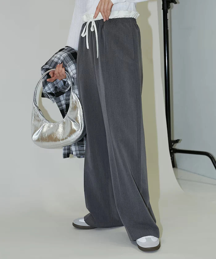 West Shearing Panel Easy Slacks Pants Limited Edition