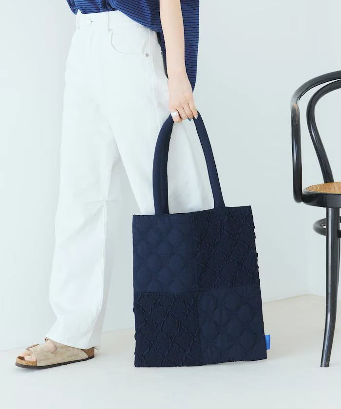 Flower Quilt Patchwork Tote Bag