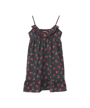 Skull Cherry Pattern Camisole Dress