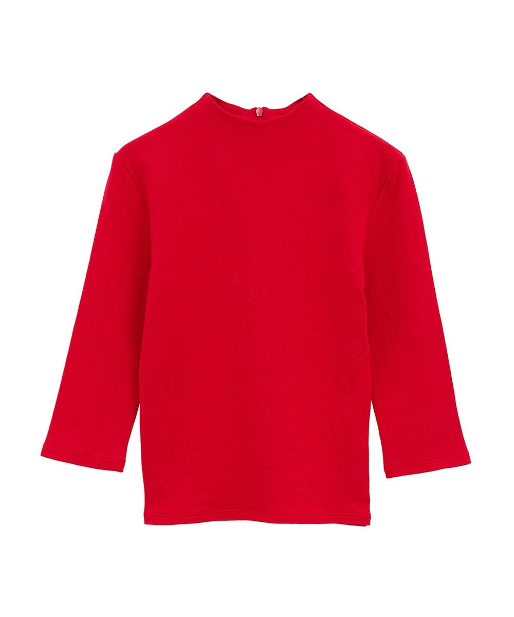 MOCK NECK MID SLEEVE TOPS