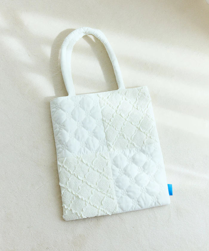 Flower Quilt Patchwork Tote Bag