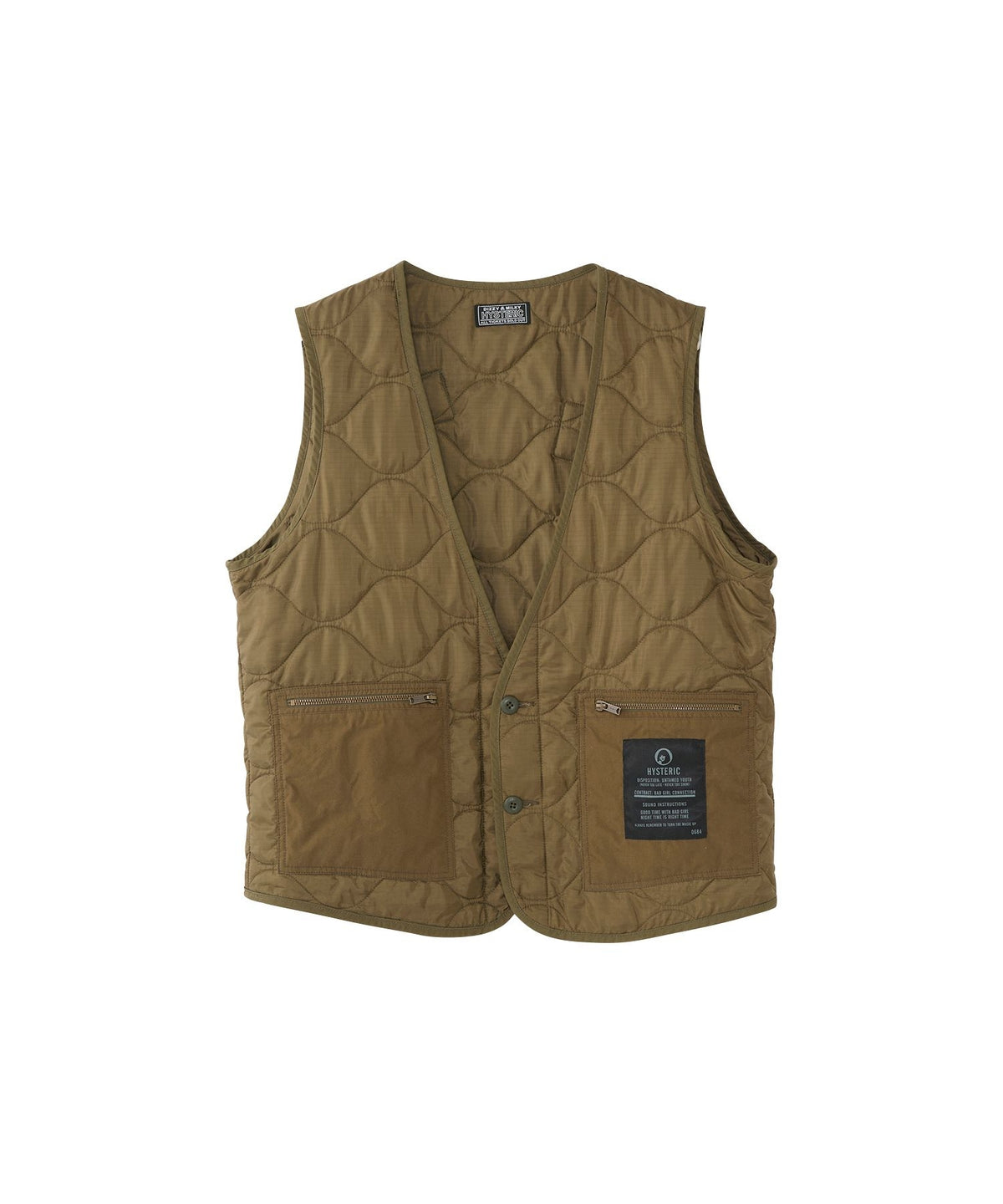 HYSTERIC REVOLUTION Quilted Vest