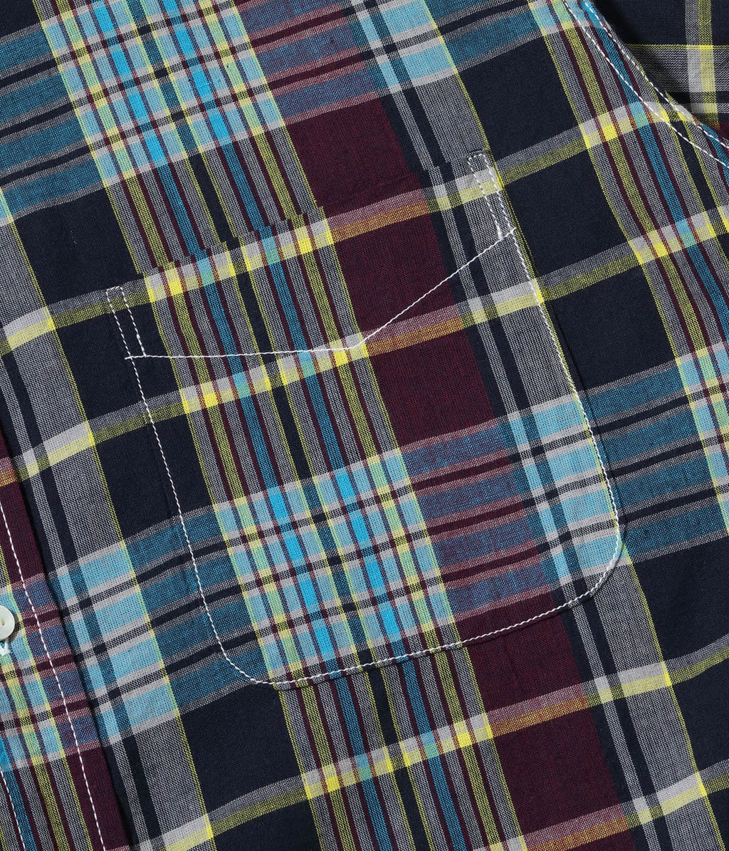 Madras Check Button Down Shirt
