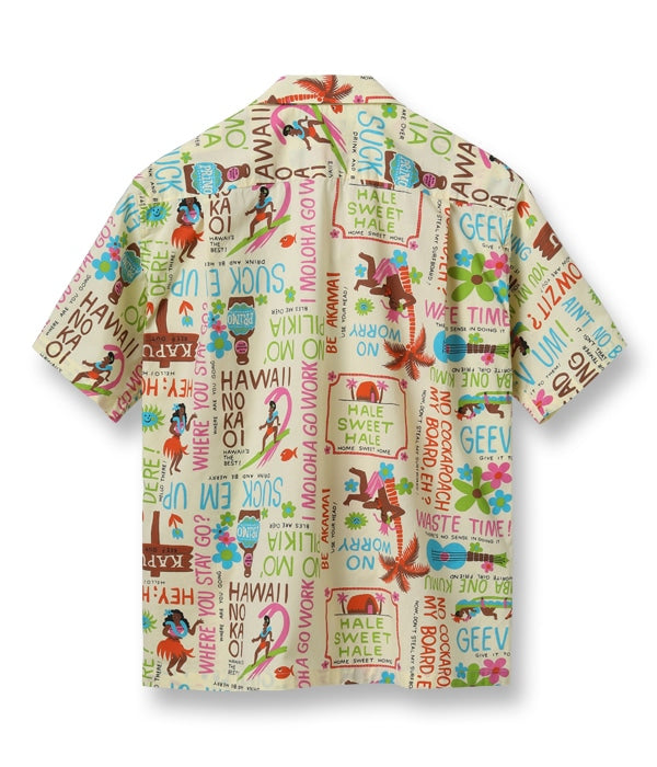 COTTON CAMBRIC OPEN SHIRT “HALE SWEET HALE”