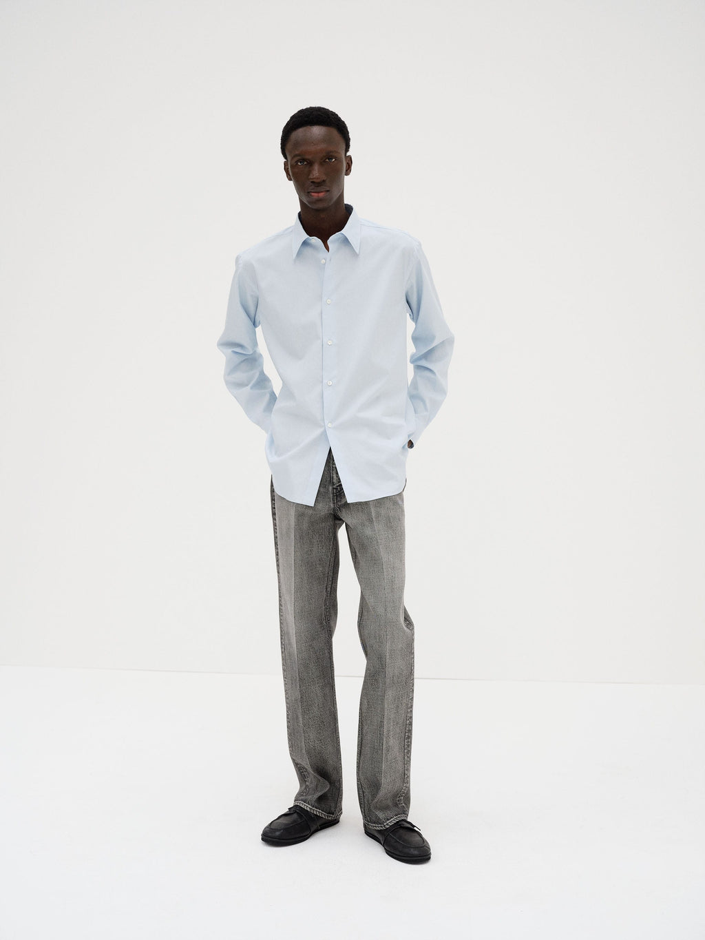 WASHED FINX TWILL SHIRT