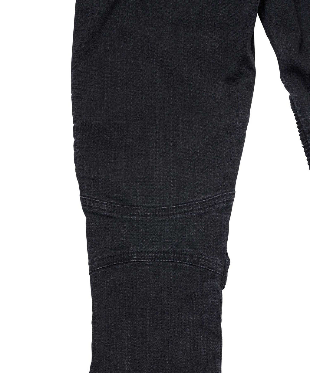Box Logo Shirring Denim Pants