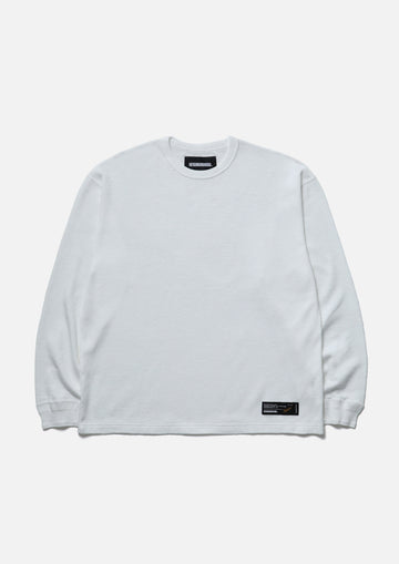 Honeycomb Fabric Crewneck Ls