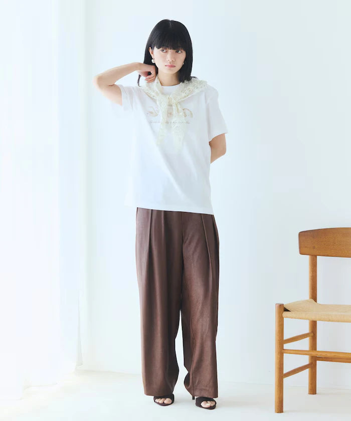 Comfortable Shell Print Crew Neck T-Shirt