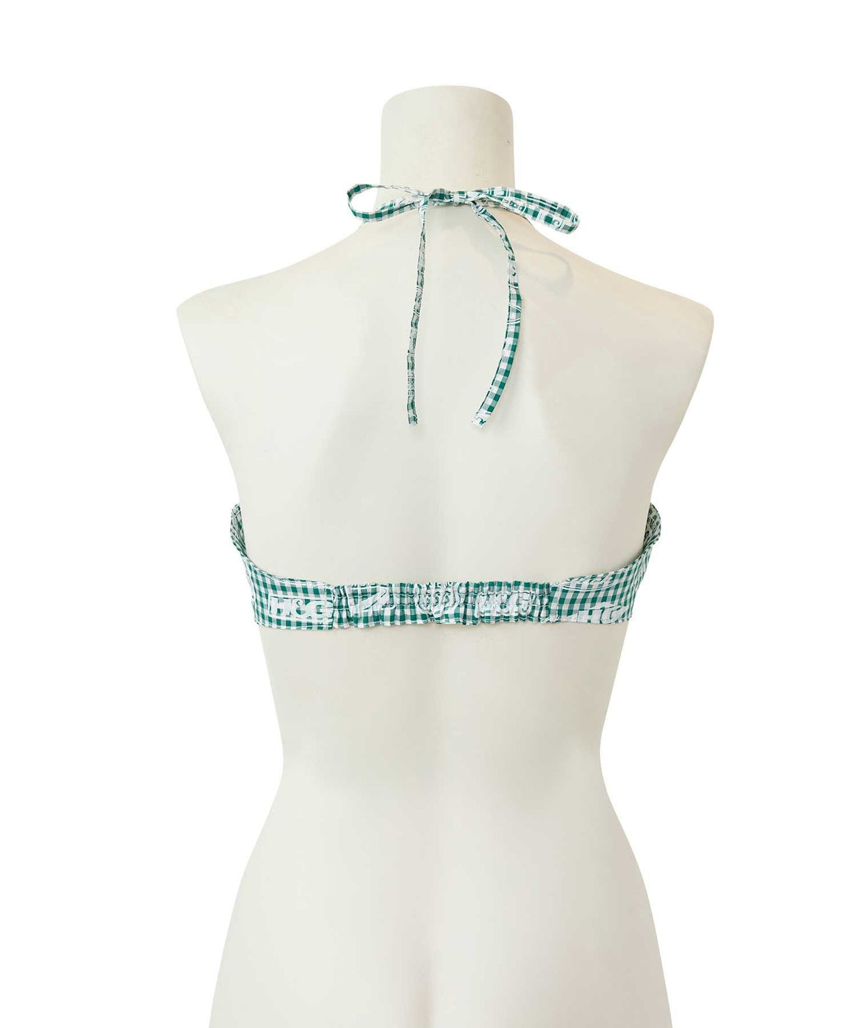 HG Racing Gingham Check Bra Top