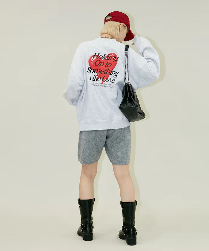 LOVE POP STUDIO HEART LOGO GRAPHIC SWEAT【Limited Edition】