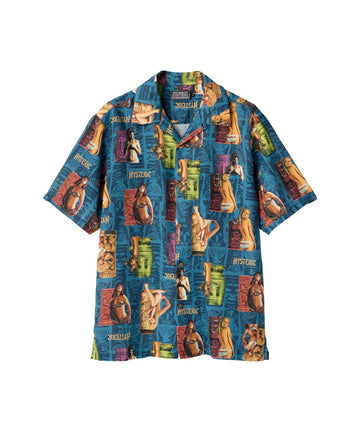 TIKI BOP Open Collar Shirt