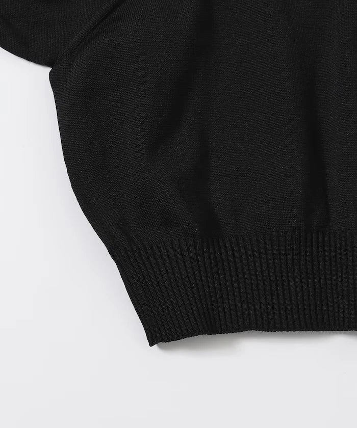 Japan Made Whole Garment Puff Sleeve Top