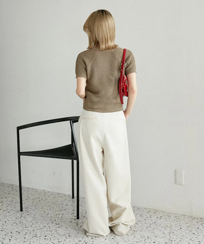Compact Summer Knit with Purl Stitch - Limited Expansion