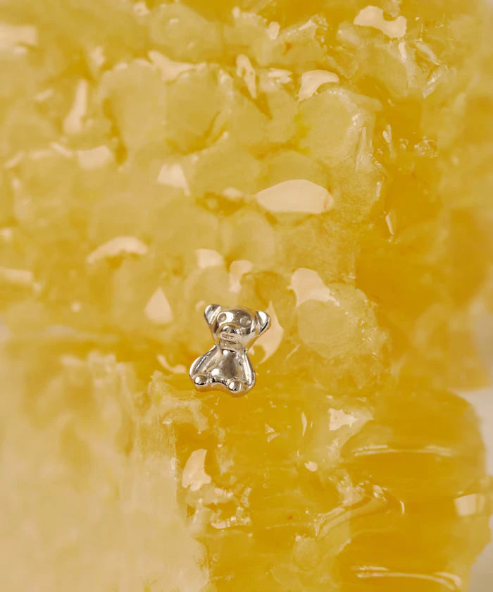 SILVER925 BEAR earrings [Limited Edition] / for both ears