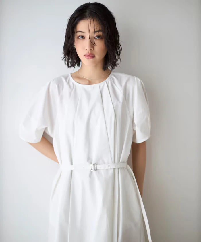 Balloon Sleeve 2WAY Dress / 5 Minute Sleeve