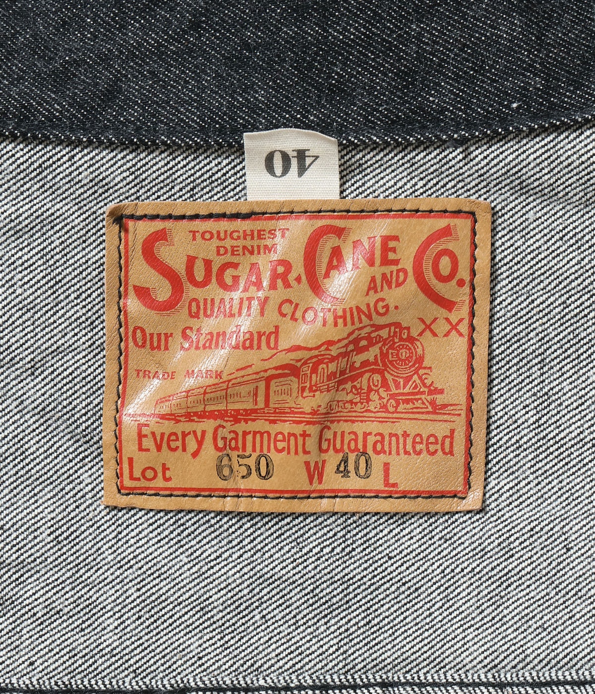Black Denim Jacket 1953 Model