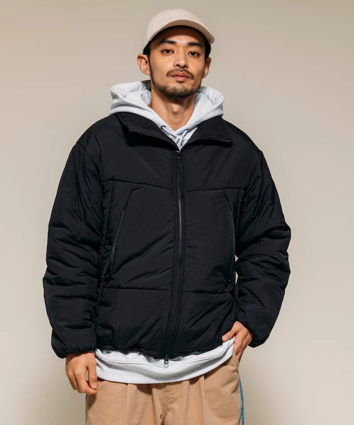 PRIMALOFT PUFF JACKET / Primaloft Stand Collar Puff Jacket / Insulated Blouson