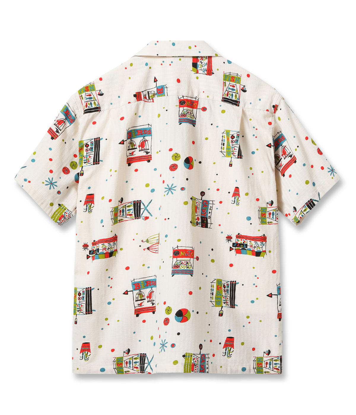 DOBBY COTTON OPEN SHIRT “STREET STALL”