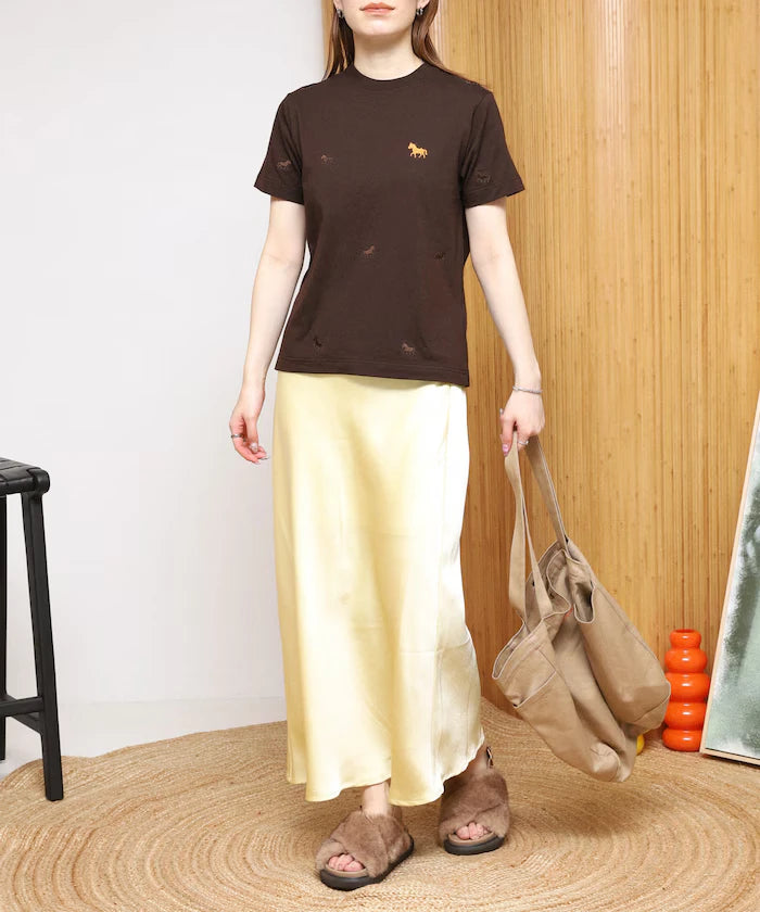 Organic Cotton Allover Embroidery T-Shirt