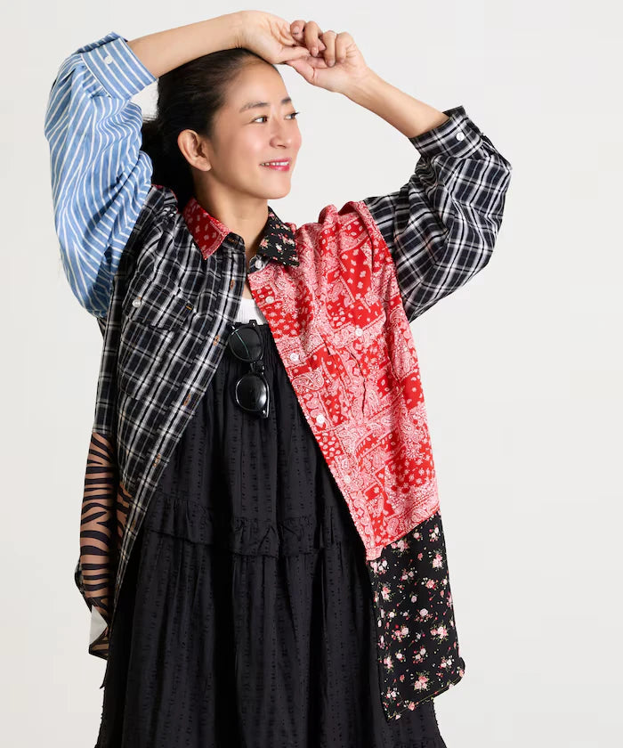 Patchwork Big Shirt