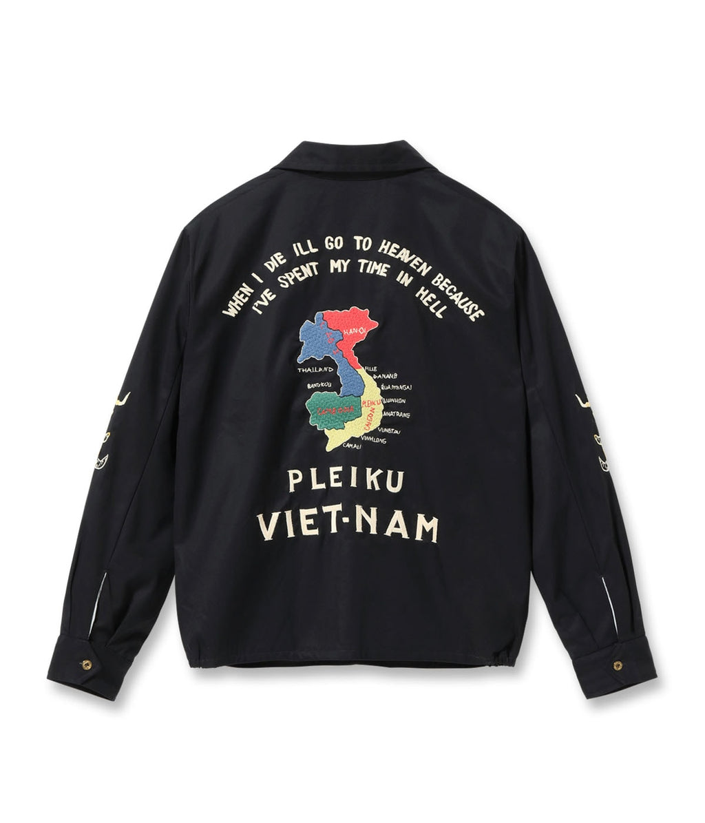 Mid 1960s Style Cotton Vietnam Jacket “VIETNAM MAP”