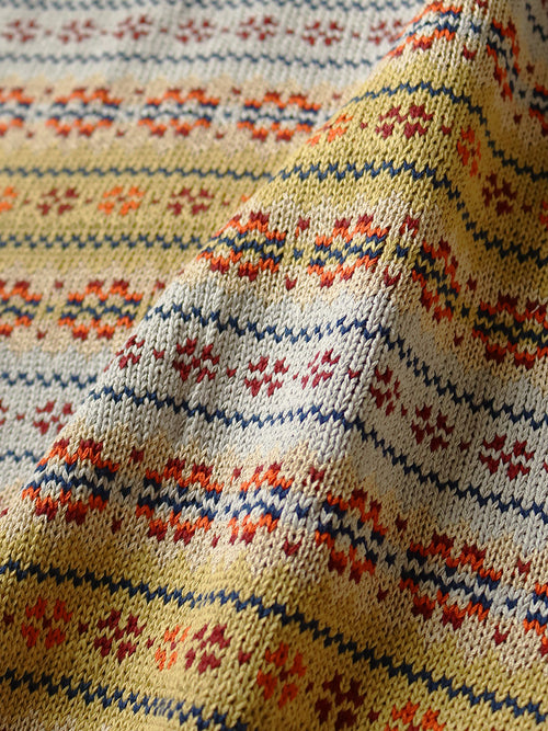 5G Fair Isle Half ZIP Vest