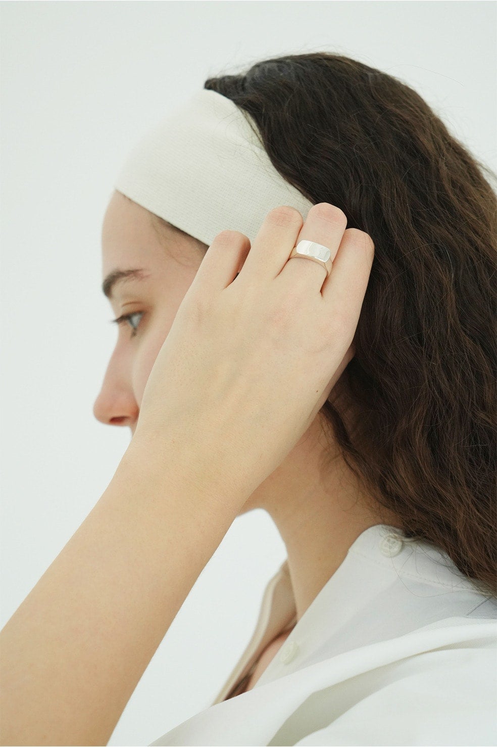 LAVER Rectangle Signet Ring