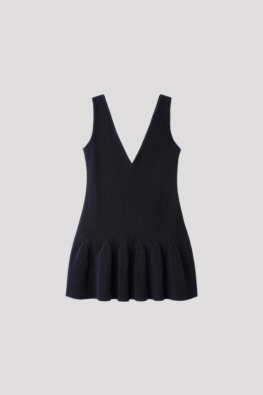HYPHA V-NECK SLEEVELESS DRESS