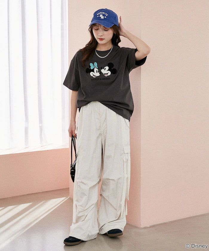 Mickey Mouse & Minnie Mouse/Mickey Mouse & Minnie Mouse/Sagara Embroidery T-Shirt Limited Edition